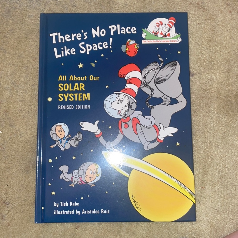 New Dr. Seuss there’s no place like space book - hard cover